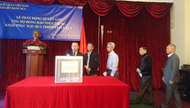 Đại sứ quán Việt Nam tại LB Nga phát động quyên góp ủng hộ đồng bào miền Trung  - ảnh 2